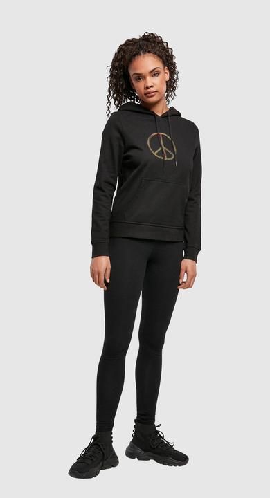 Immagine prodotto Merchcode Peace Multicolore con Felpa con cappuccio Basic da donna - 161267 (XL)