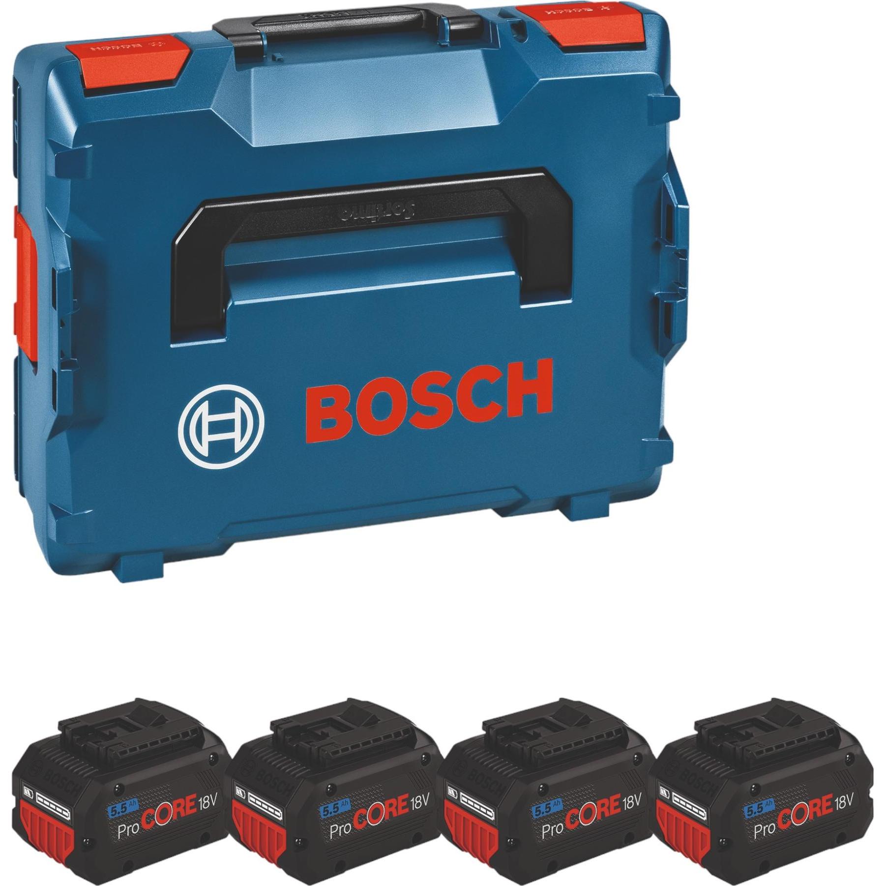 Bosch Professional, Werkzeugakku + Ladegerät, Akku-Paket (18 V)