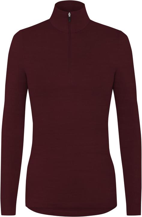Actual product image Normani Damen Merino Langarm mit 1/4 Zipper „Launceston“ - 9669 (XS)