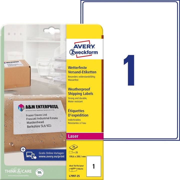 Image du produit Avery Étiquettes de vente