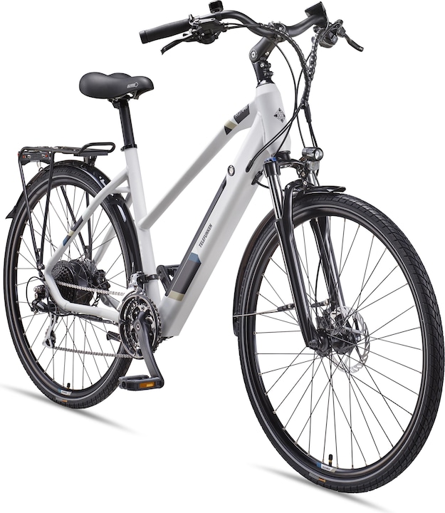 Telefunken Trekking E-Bike Expedition XC940, Wheel size 28 ", Warranty 24 month(s), White/Black (50 cm)