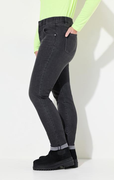 Image du produit Laurasøn Jean effet ventre plat, taille haute, 5 poches, super stretch (50)