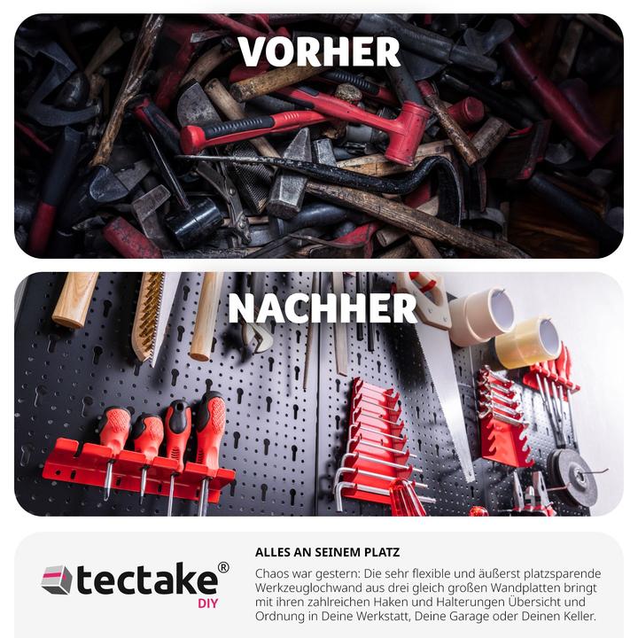 Actual product image tectake Tool Pegboard