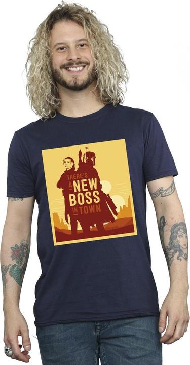 Produktbild Star Wars The Book Of Boba Fett New Boss Sun Silhouette TShirt (4XL)