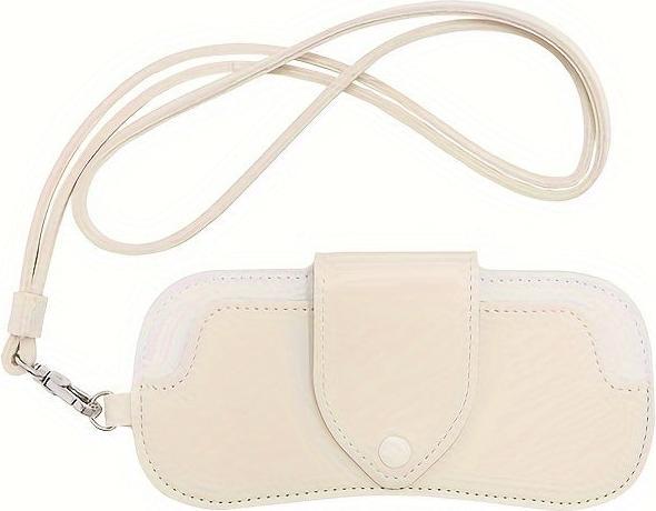 Actual product image Only-Bags.Store PU Leder Nackenband Brillenetui, stilvolle Brillen & Brillenhalter für Frauen Männer, trendige