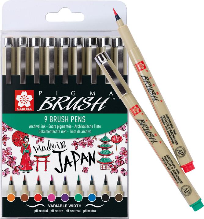 Produktbild Sakura Pigma Brush (9x)