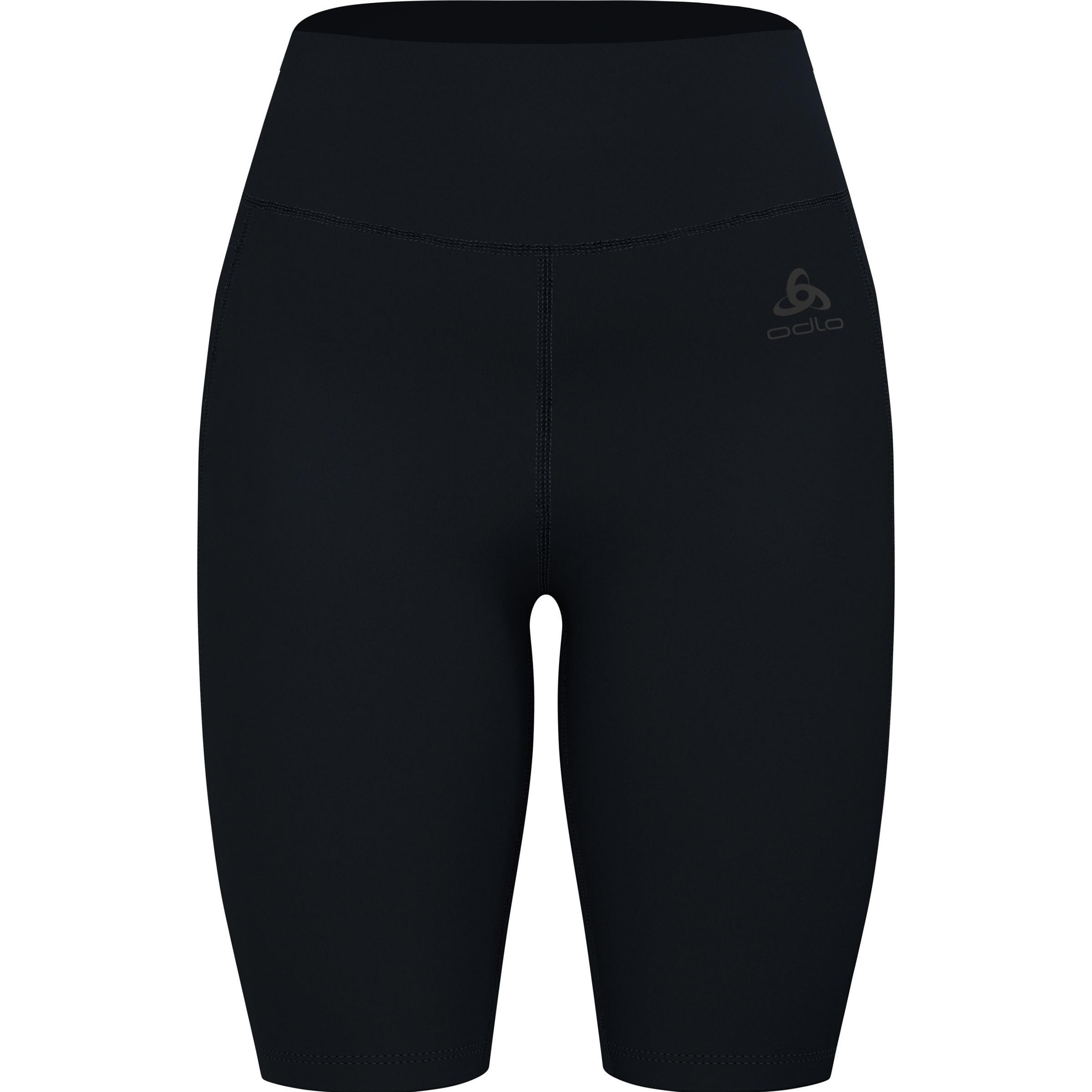 Odlo, Donne, Pantaloni da sci di fondo, Women's Ascent Medium Support Tights Short (M), Nero