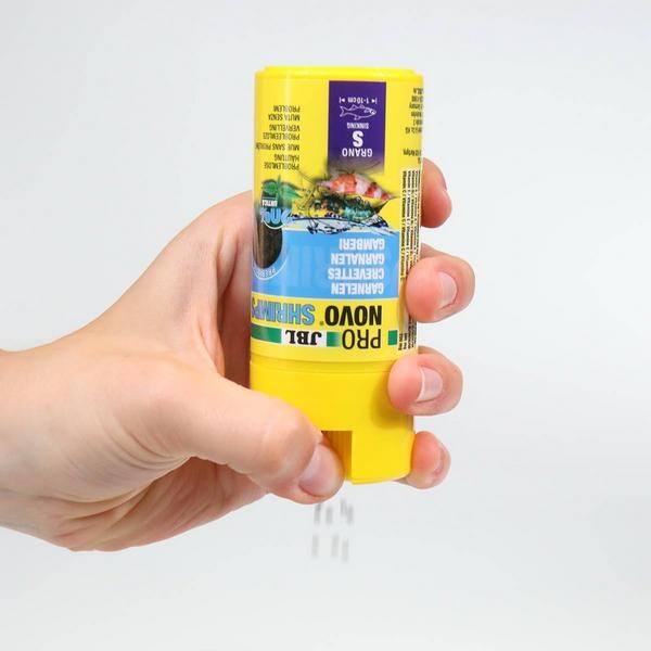 Actual product image JBL Aquaristik und Terraristik ProNovo SHRIMPS GRANO S 250ml CLICK (Prawns, 250 ml)