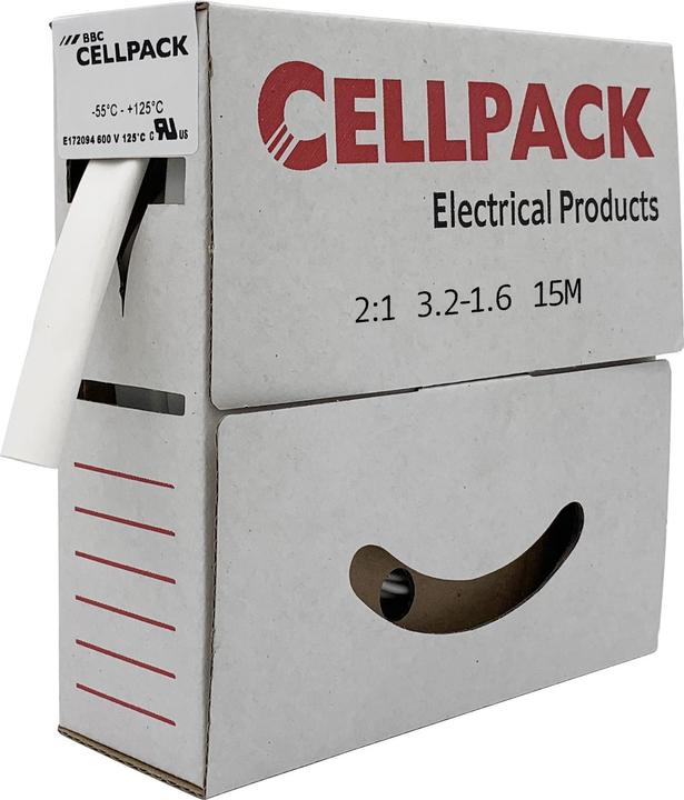 Actual product image CellPack Heat shrink tubing without adhesive W (0 x)