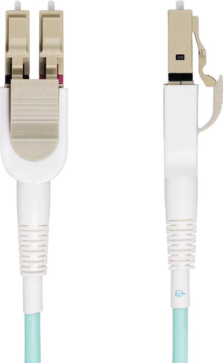 Actual product image StarTech com 5m LC zu LC (UPC) OM4 Multimode Glasfaser Patchkabel, 50/125µm, 100Gbps, Low Insertion (UTP, CAT7, 5 m)