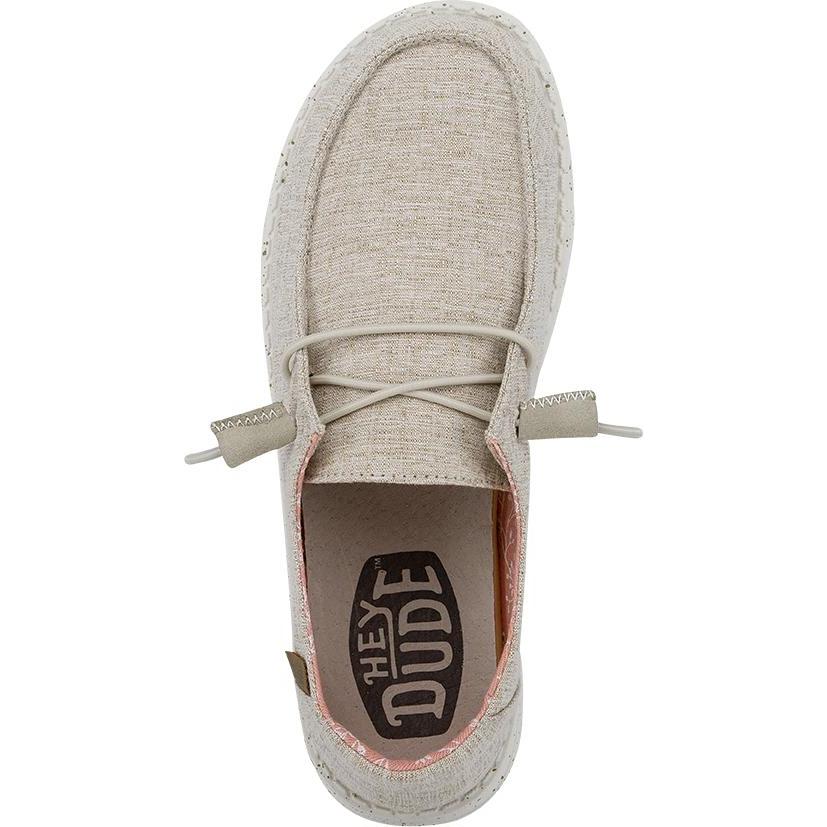 Thumbnail - Hey Dude, Damen, Sneaker, Wendy Chambray, Weiss, (37)