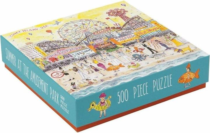Produktbild Abrams & Chronicle 43269 - Michael Storrings Summer at the Amusement Park - Puzzle, 500 Teile (500 Teile)