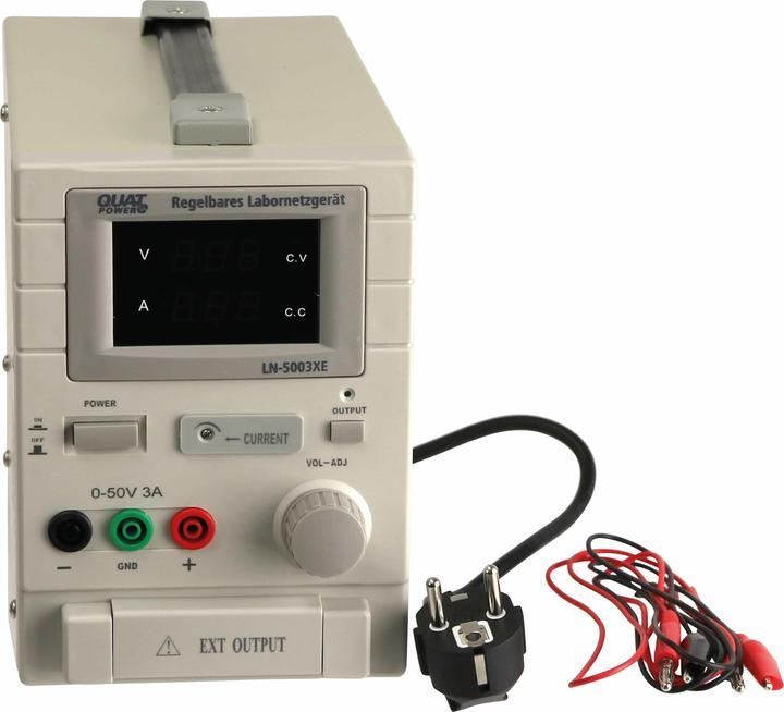 Immagine prodotto QuatPower LN-5003XE alimentatore 0...50V-, 0...3A, display a LED