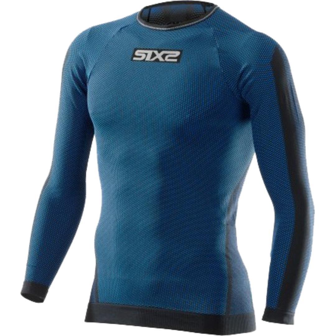 Sixs, Herren, Funktionsshirt, Funktions-Langarmshirt TS2 2.0 (XS), Blau, XS