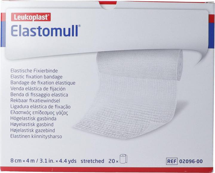 Produktbild BSN elastische Fixierbinde 4mx8cm in Polypropylen