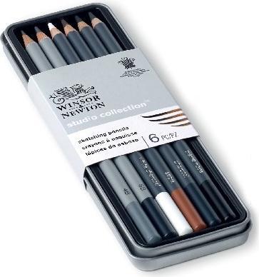 Produktbild Winsor & Newton Sketching pencil 6pcs in tin box (6x)