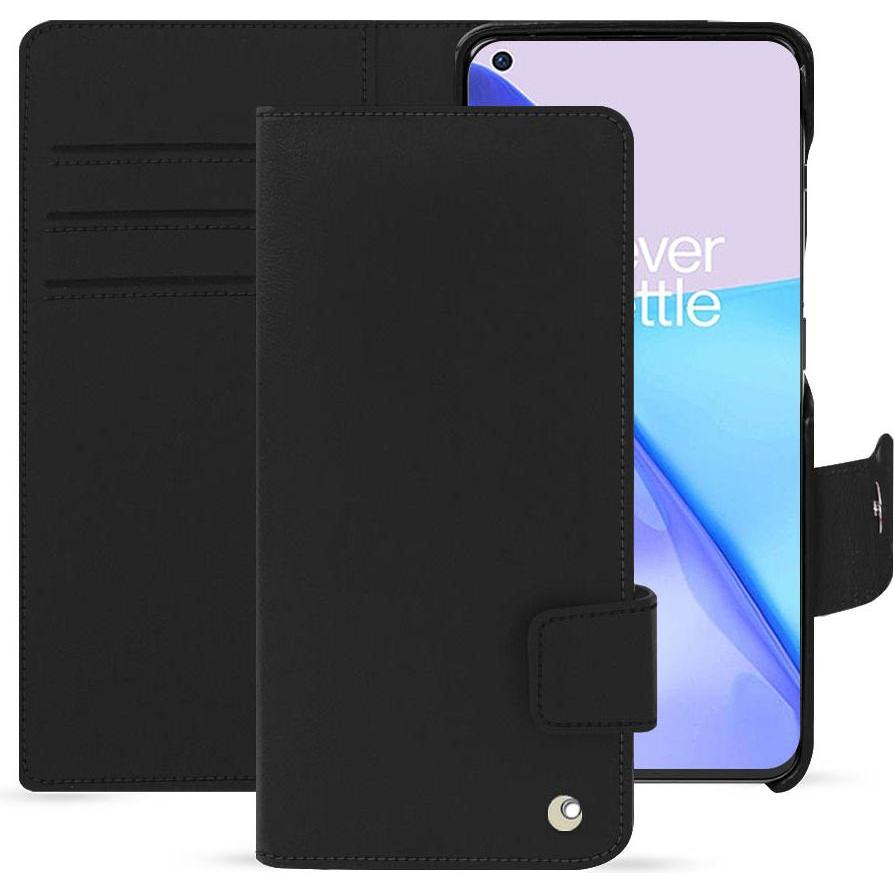 Noreve Lederschutzhülle OnePlus 11 (OnePlus 11), Smartphone Hülle, Schwarz