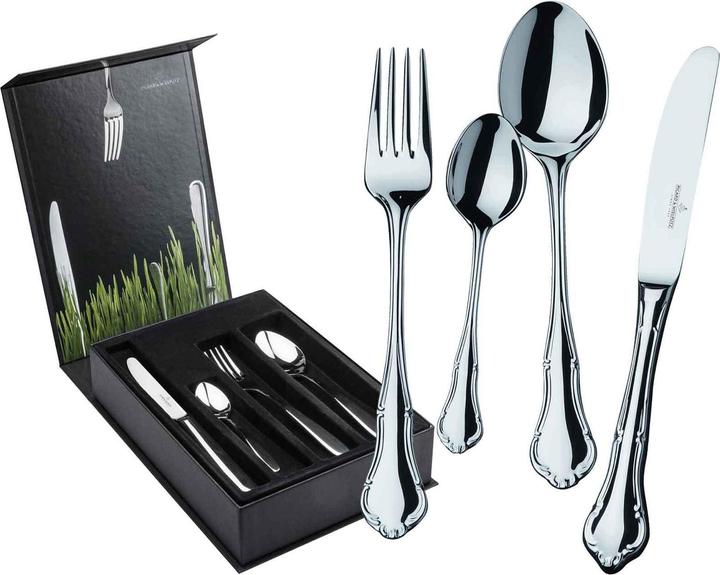 Picard & Wielpütz Palazzo Tafelbesteck inkl. Besteckbox (24 Stk., Besteck Set)