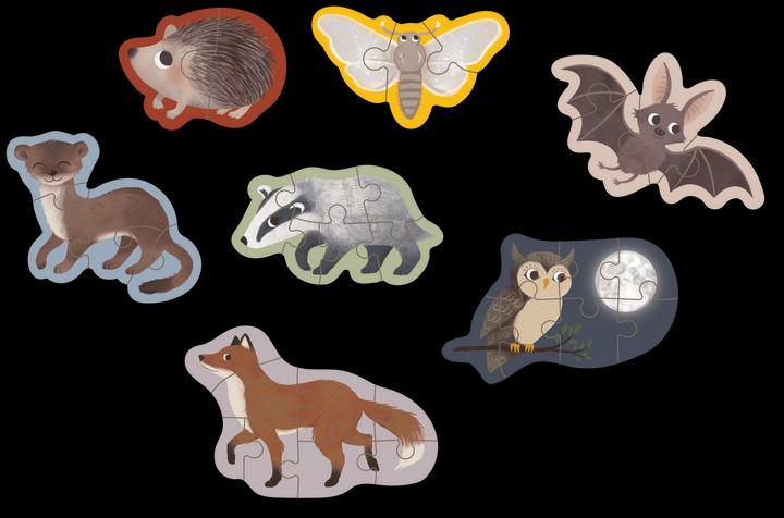 Immagine prodotto Filibabba Puzzle illuminato - Amici della foresta (8 pezzi)