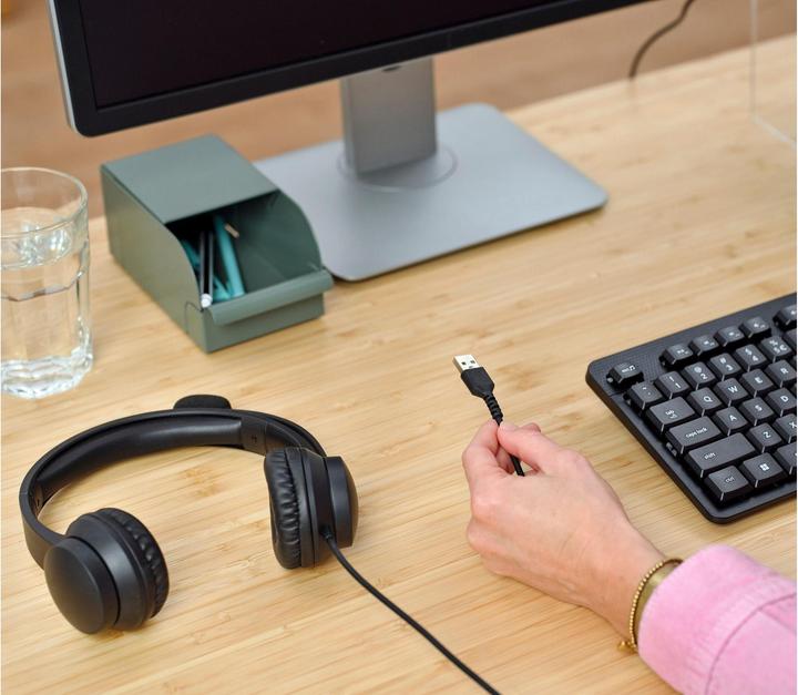 Produktbild Trust Headset USB HS-201 On-Ear schwarz (Kabelgebunden, USB-A)