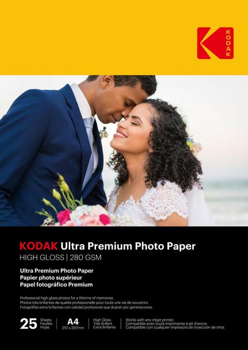 Produktbild Kodak Ultra Prem Photo 280g 10.4 Glossy A4x25 (280 g/m², A4, 25 x)