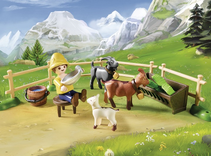 Produktbild Playmobil Peters Ziegenstall (70255, Playmobil Heidi)