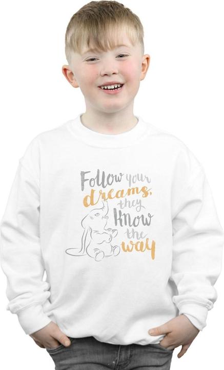 Immagine prodotto Disney Dumbo Follow Your Dream Felpa Ragazzi (116)