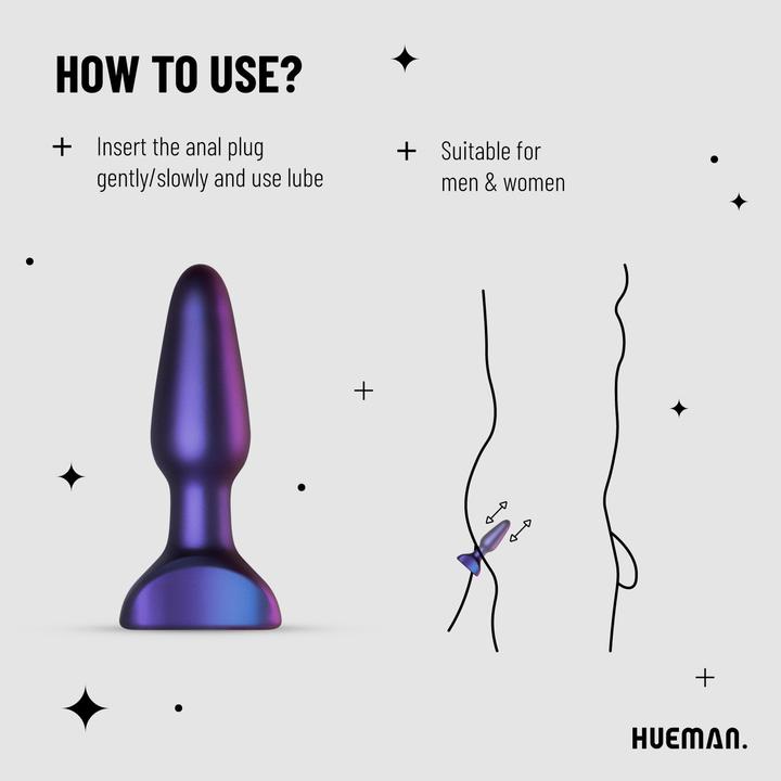 Actual product image Hueman Space Force anal plug with vibrations