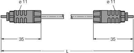 Actual product image Turck Fibre optic cable (0.20 m)