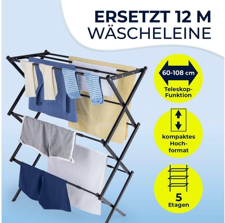 Produktbild Easymaxx Wäscheständer (12 m)