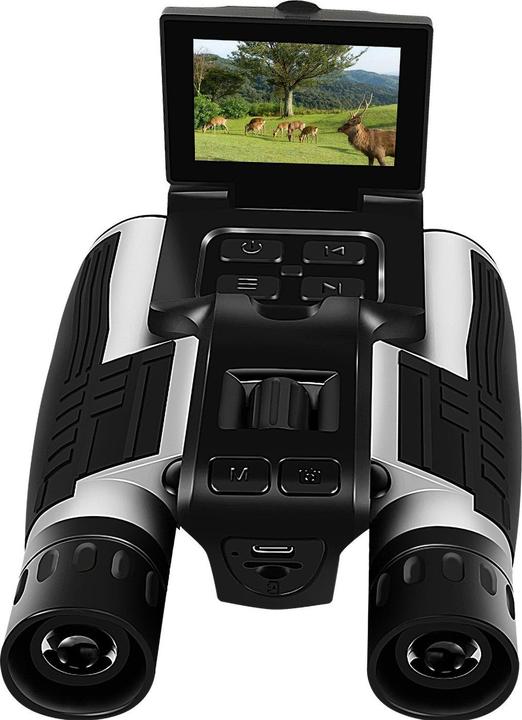 Produktbild Wellcraft Feldstecher mit Kamera und Display (12 x, 32 mm)