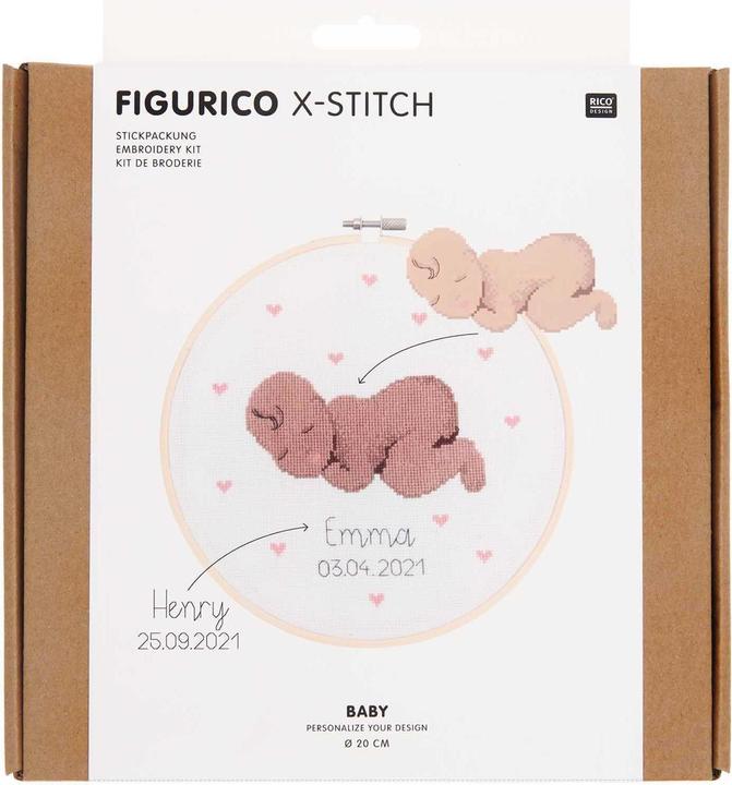 Actual product image Rico Design Embroidery pack Figurico Baby