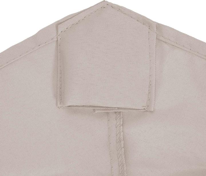 Produktbild Mendler Bezug für Sonnenschirm Florida, Sonnenschirmbezug Ersatzbezug, Ø 3m Polyester 6kg creme (2.90 m)