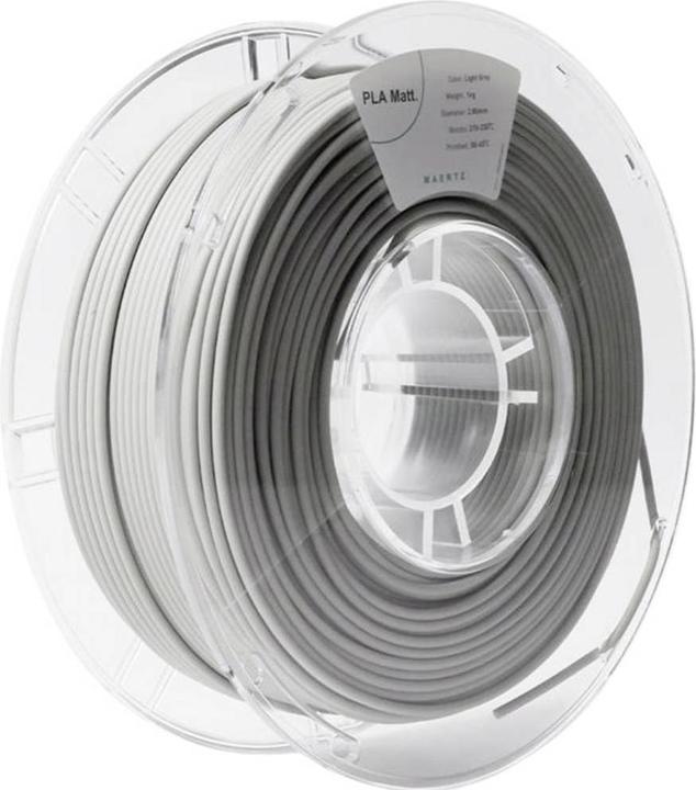 Produktbild Maertz PLA Matt Light Grey 2,85 mm 1.000 g (PLA, 2.85 mm, 1000 g)