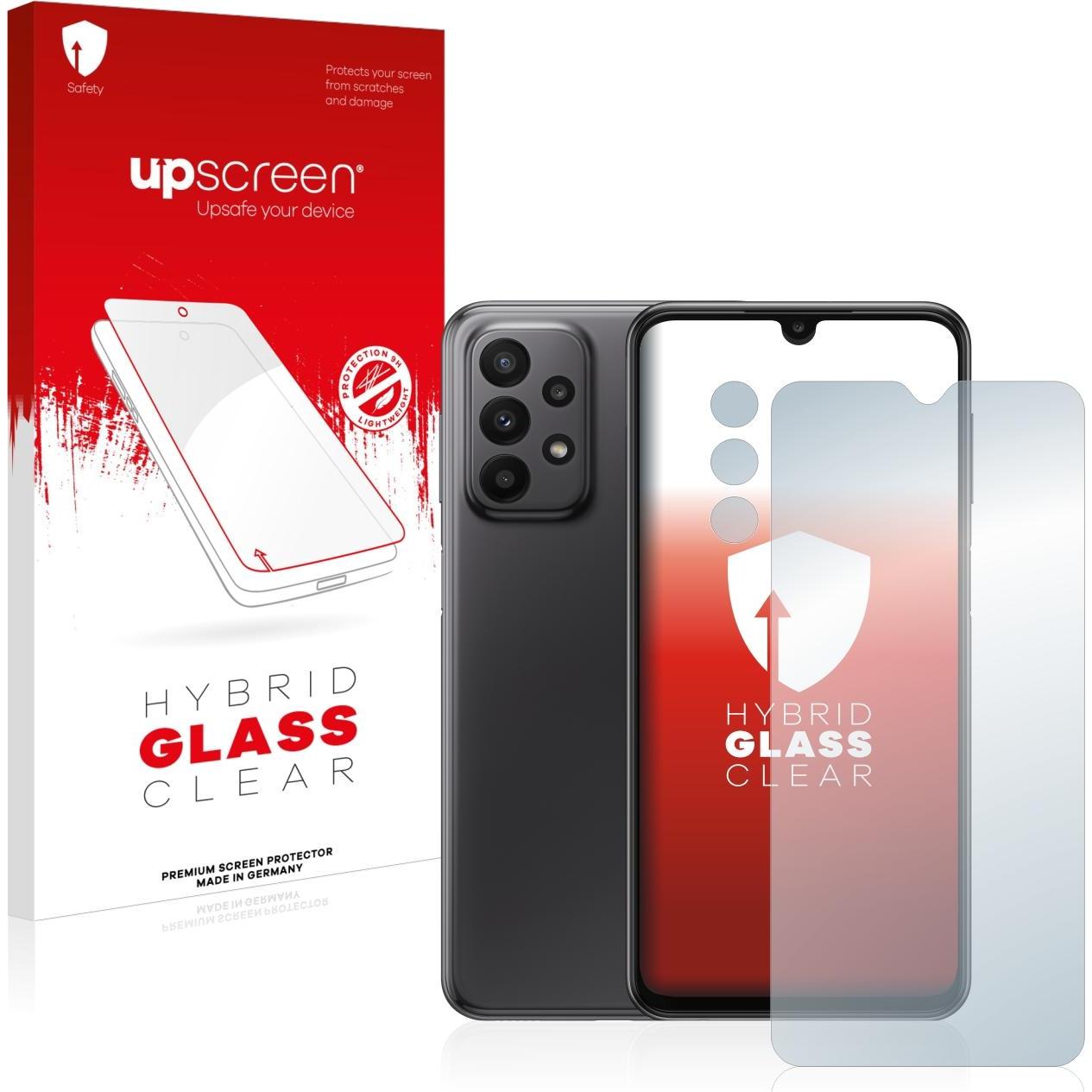 upscreen Scratch Shield Panzerglasfolie (1 Stück, Samsung Galaxy A23 5G), Smartphone Schutzfolie, Transparent