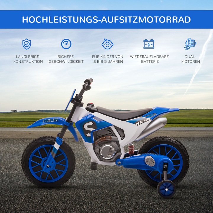 Produktbild Homcom Elektromotorrad (12 V)