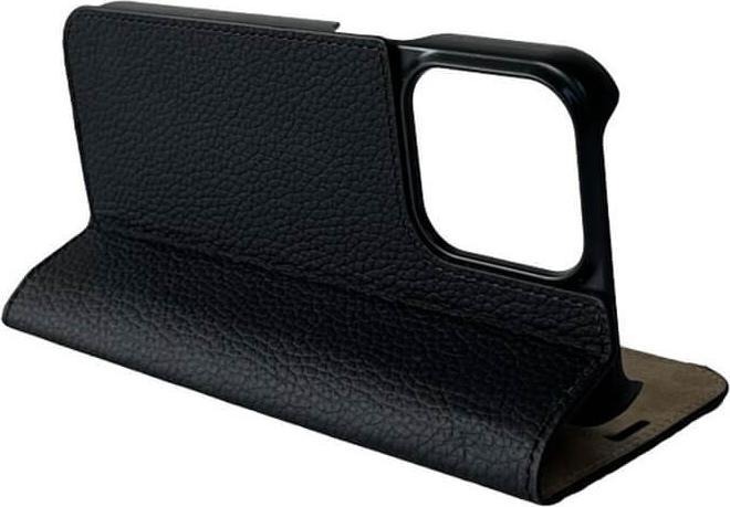 Produktbild Mike Galeli Book-Cover Echtleder Marc black (Apple iPhone 14 Pro)