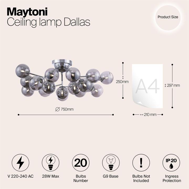 Produktbild Maytoni Dallas (G9)