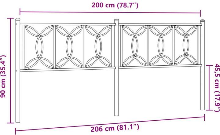 Immagine prodotto vidaXL La§In (206 x 3 x 90 cm)