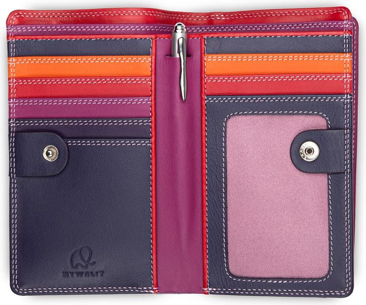 Actual product image Mywalit Geldbörse RFID Schutz Leder 8 cm