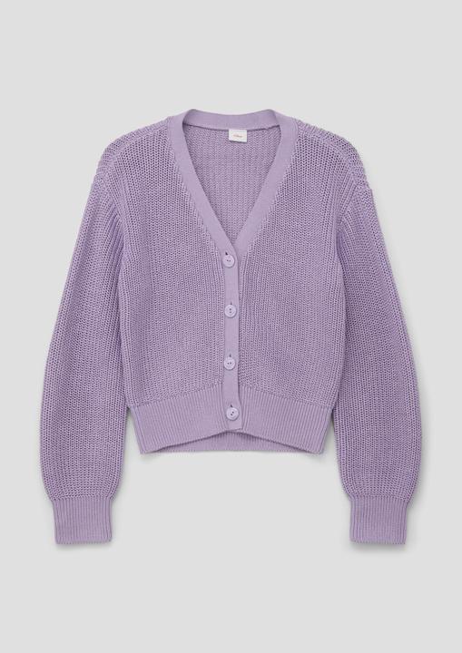 Actual product image s.Oliver Strickjacke Strickjacke mit V-Ausschnitt (XL)
