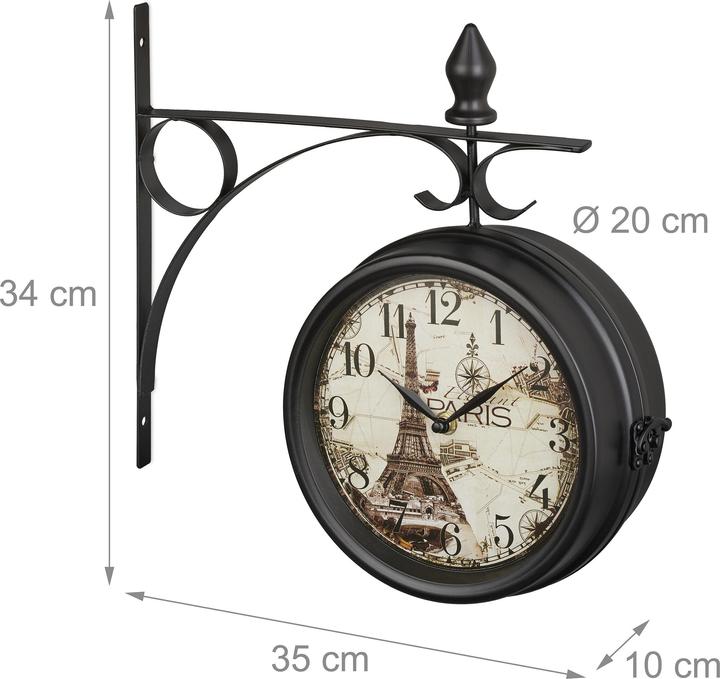 Actual product image Relaxdays Station clock (35 cm)