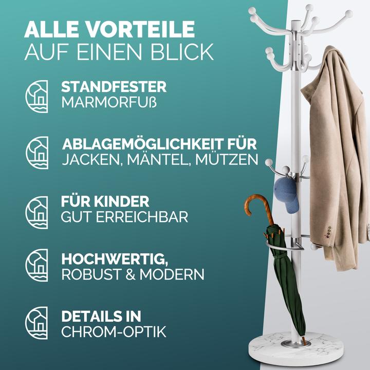Actual product image Casaria Coat rack