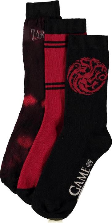 Produktbild Difuzed HOUSE OF THE DRAGON - Pack de 3 paires de chaussettes Homme (T39-42) (3er Pack, 39, 42)