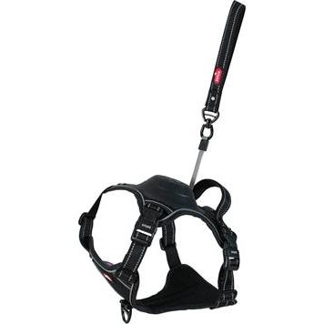 Meilleurs prix pour Harnais et laisse enrouleur intégré M noir pour chien max 33 kg - zolux