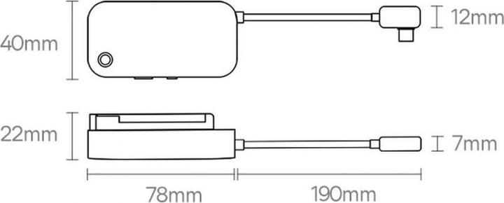 Image du produit Baseus Adaptateur PadJoy 6 ports Type-C HUB gris foncé (USB-C, 6 ports)
