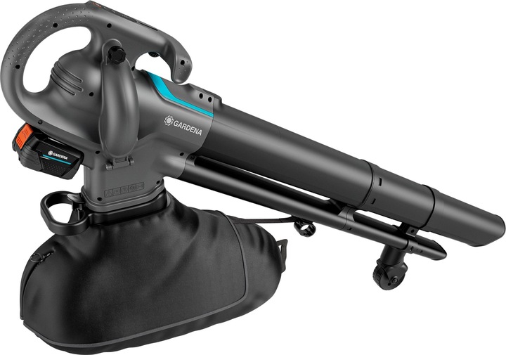 Produktbild Gardena Akku-Laubsauger/Laubbläser PowerJet Collect 18V P4A solo (grau/schwarz, ohne Akku und Ladegerät, POW (Akkubetrieb, Laubbläser)