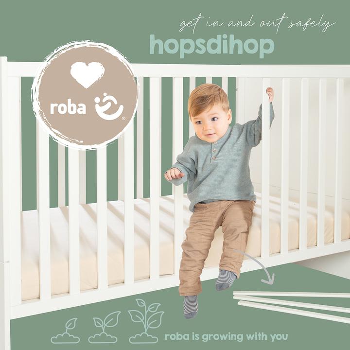Image du produit Roba Kinderzimmerset Momo (Lit de bébé, Armoires pour enfant, Unité de changement)