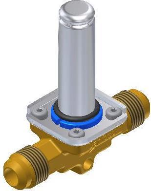 Actual product image Danfoss EVR 3 Flare, 3/8 - Solenoid valve, flare, 3/8", NC, 0.270 m3/h