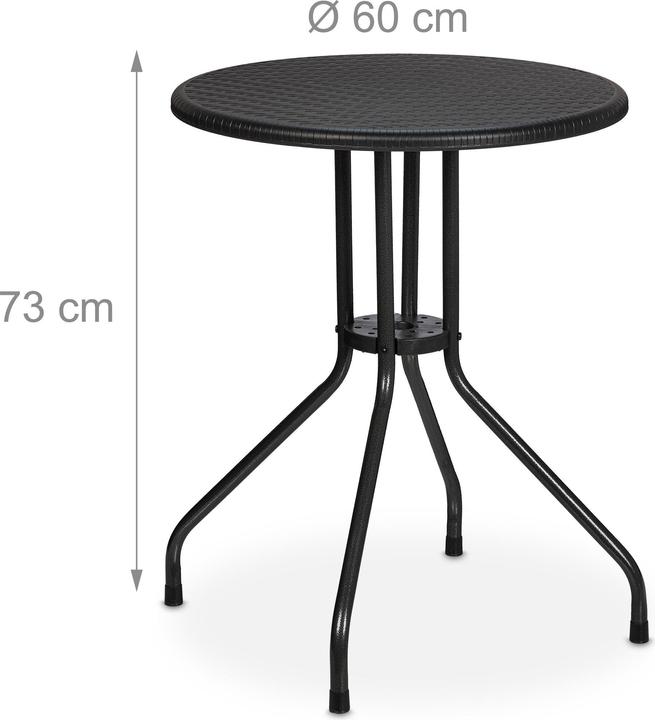 Actual product image Relaxdays Garden table (60 cm)